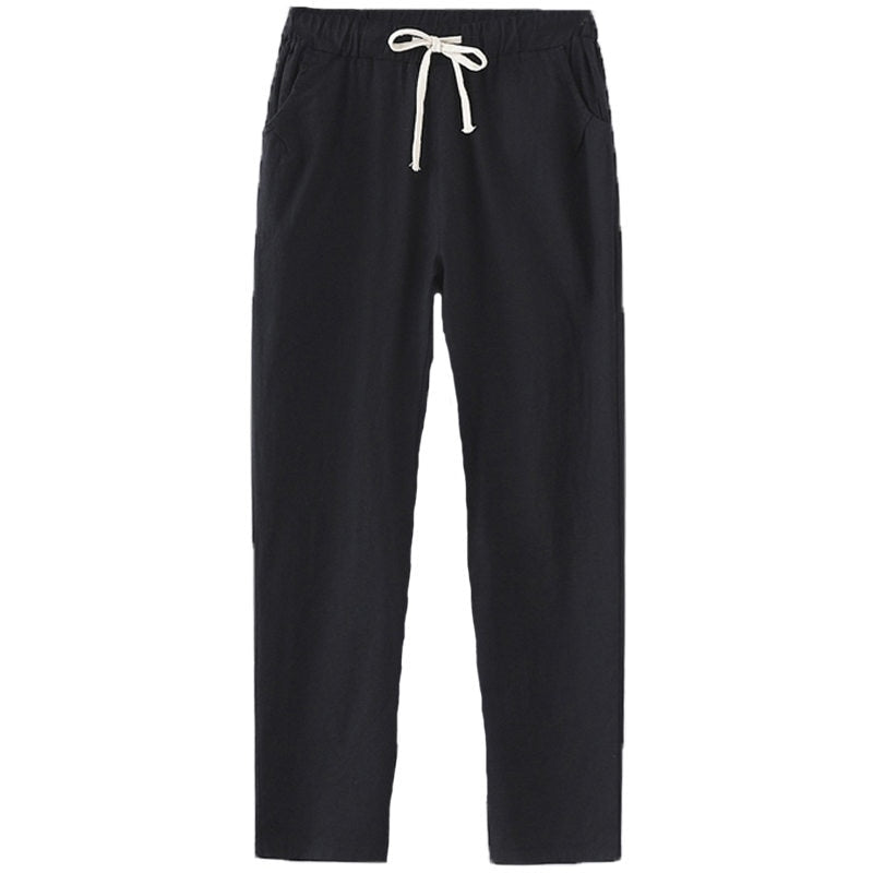 Candy Colors Women Cotton Linen Pants