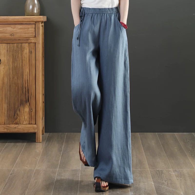 Women Summer Cotton Linen Pants