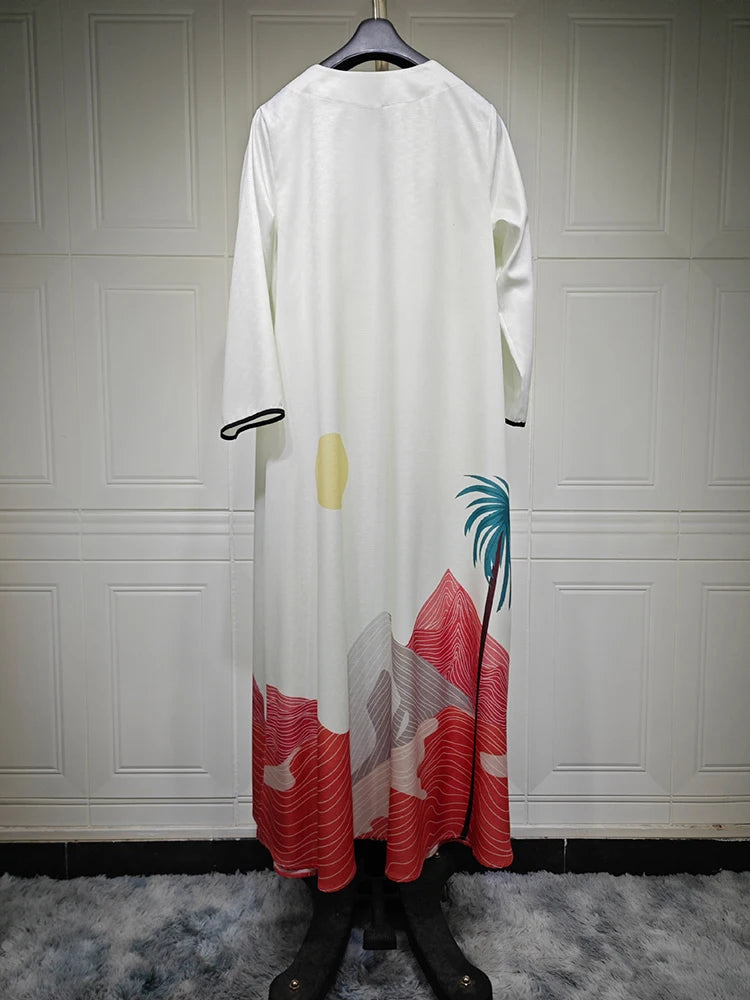Fashion Linen Long Cardigan Coat