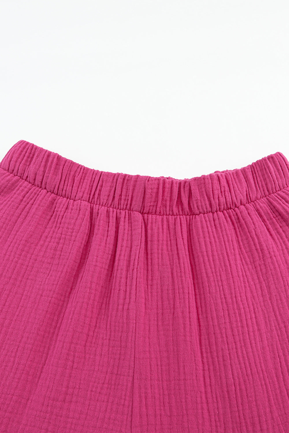 Green Ruffle High Waist Flared Pants