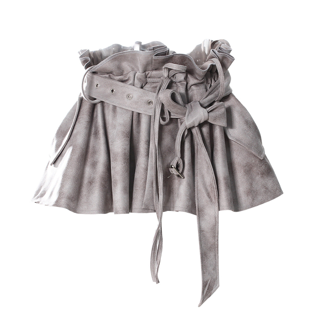 Turn Down Collar Long Sleeve Single Breasted Coats High Waist A Line Skirt 2 Pieces Sets