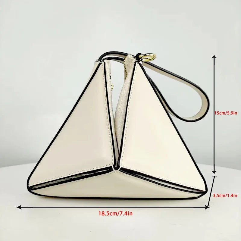 Tri-Color Spliced Crossbody Bags