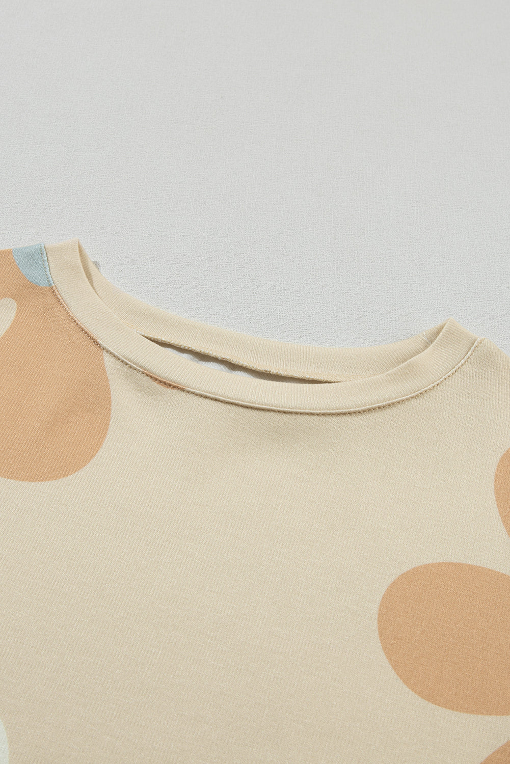 Rose 60s Flower Print Ruched Bracelet Sleeve Top