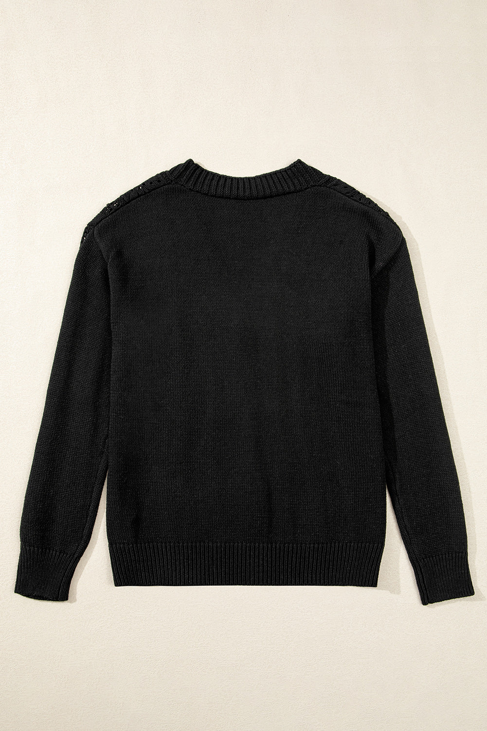 Real Teal Hollow Knit Drop Shoulder Cardigan
